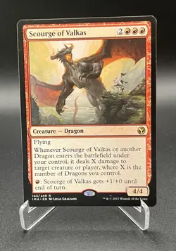 Scourge of Valkas #145 Rare Non Foil Iconic Masters Magic MTG - LP - Image 1