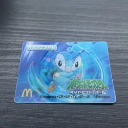 Rare 2006 McDonald's 3D Lenticular PROMO Piplup Pokemon Card Japanese near mint - Image 3