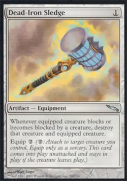 Dead-Iron Sledge - Light Play MTG Mirrodin - Image 1