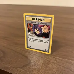 1st First Edition Here Comes Team Rocket! 15/82 Team Rocket Holo LP Pokemon Card - Image 3