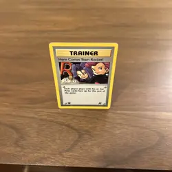 1st First Edition Here Comes Team Rocket! 15/82 Team Rocket Holo LP Pokemon Card - Image 5