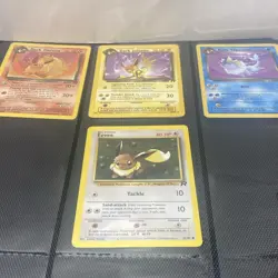 Pokemon TCG Team Rocket Eeveelutions Set Lot Eevee Vaporeon Jolteon Flareon WOTC - Image 1