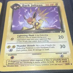 Pokemon TCG Team Rocket Eeveelutions Set Lot Eevee Vaporeon Jolteon Flareon WOTC - Image 4