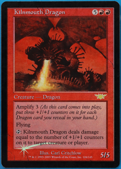 Kilnmouth Dragon FOIL Legions PLD Red Rare MAGIC MTG CARD (ID# 501179) ABUGames - Image 1