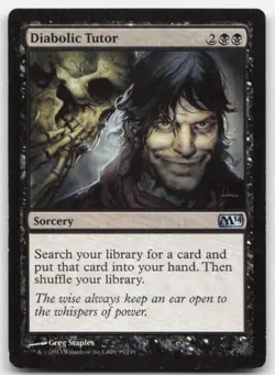 MTG Magic 2014 (M14) #95 Diabolic Tutor MP - Image 1