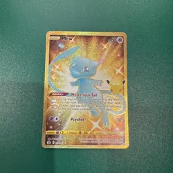 DA107252 Mew 025/025 - Gold Secret Rare - Pokemon Celebrations 25th Anniversary - Image 1