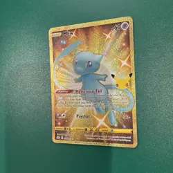 DA107252 Mew 025/025 - Gold Secret Rare - Pokemon Celebrations 25th Anniversary - Image 2