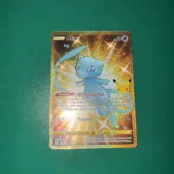DA107252 Mew 025/025 - Gold Secret Rare - Pokemon Celebrations 25th Anniversary - Image 4