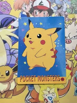 Pokemon Charizard Vintage Pocket Monsters Vending HOLO Prism Sticker 99 Nintendo - Image 5