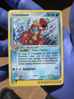 Crawdaunt 3/97 EX Dragon Holo Rare E Reader 2003 Pokemon MP - Image 1