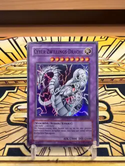 Yugioh Cyber Zwillings-Drache Super Rare CRV-DE035 - Image 1