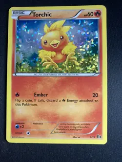 Pokemon Torchic McDonalds 2014 Promo Card 2/12 - Image 1