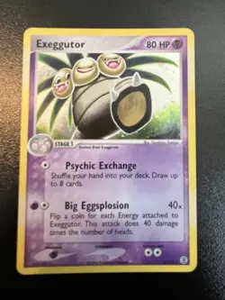 Exeggutor 5/112 - Fire Red & Leaf Green - Holo Rare LP Pokemon Card - Image 1