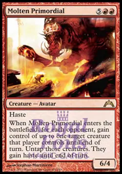 Molten Primordial 1x FOIL GTC MTG Gatecrash Rare MINT red - Image 1