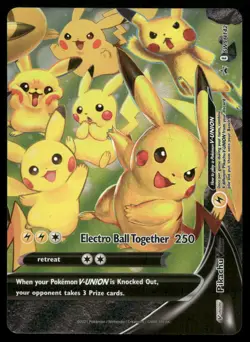 Pikachu V-Union Promo SWSH: Sword & Shield Promo Cards SWSH142 NM - Image 1