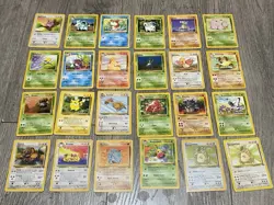 Lot of 24 Jungle Set Pokemon Cards - Image 1