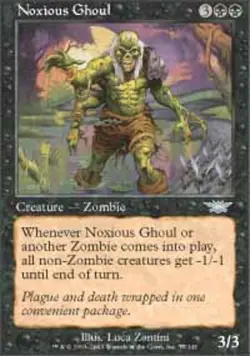 MRM FR/VF Goule Deletere - Noxious Ghoul GOOD MTG magic LGN - Image 1