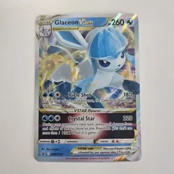 Pokemon TCG Glaceon VSTAR Sword & Shield SWSH197 Holo Black Star Promo - Image 1