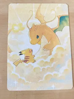 Pokemon Dragonite custom bookmark Illustration Rare - Fan Art - Image 2