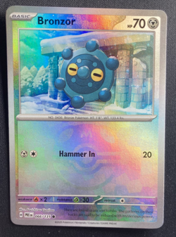 Pokemon Bronzor Master Ball 066/131 Prismatic Evolutions - Image 1