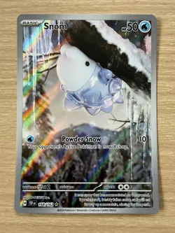 Snom 168/162 Illustration Rare Pokemon Temporal Forces - NM / M - Image 1