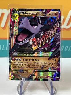 M Aerodactyl EX XY98 Black Star Promo Pokemon TCG 2016 XY Promos MP - Image 3