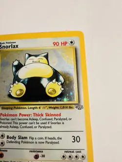 Pokemon Snorlax Jungle Holo Rare 11/64 90 HP Basic 1999 The Pokemon Company - Image 4
