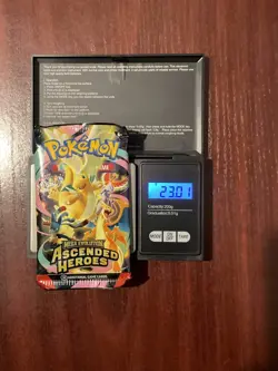 HEAVY! 23.01g Pokemon TCG Ascended Heroes Booster Pack (SEALED) god packU - Image 1