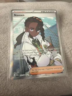 Pokemon TCG Naveen Trainer Supporter 112/088 Perfect Order Nm Condition - Image 1