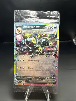 Pokemon Umbreon ex 060/131 Prismatic Evolutions Sealed Promo Pokemon TCG B - Image 1