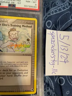 Pokemon TCG PSA8 Professor Elm's Training Method #79 PROFESSOR PROGRAM 2006-2007 - Image 1