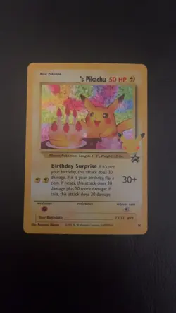 Pokemon Celebrations Classic Collection Birthday Pikachu 24/53 Stamped Holo NM - Image 1