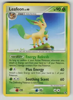 Leafeon 45/111 Uncommon Rising Rivals Pokemon MP - Image 1