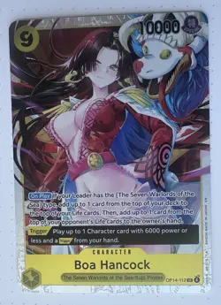Boa Hancock One Piece TCG SR OP14-112 The Azure Sea's Seven English Bandai - Image 1