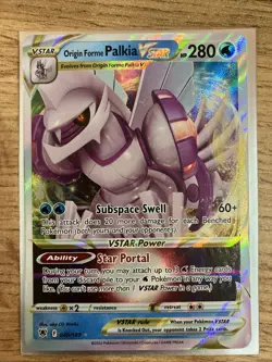 Pokemon Card Origin Forme PALKIA Vstar 040/189 Astral Radiance Holo Rare NM Cond - Image 1
