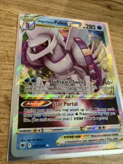 Pokemon Card Origin Forme PALKIA Vstar 040/189 Astral Radiance Holo Rare NM Cond - Image 4
