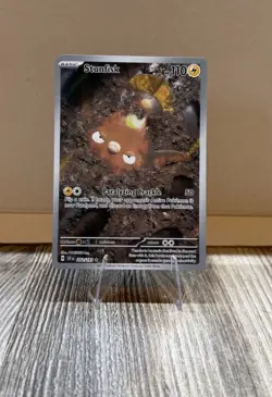Stunfisk 202/191 SV08 Surging Sparks Illustration Rare Pokemon Card NM - Image 1