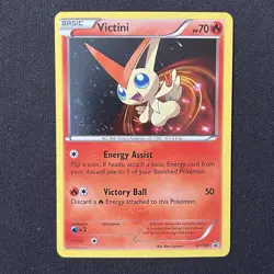 Victini Holo XY189 XY Promo Pokemon Card Swirl - Image 2
