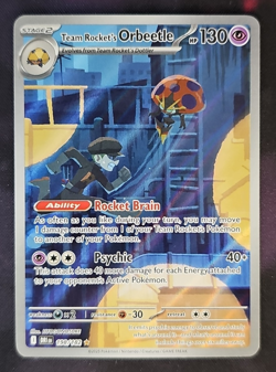 Team Rocket’s Orbeetle 198/182 Destined Rivals SV10 Pokemon Card – Illustration - Image 1