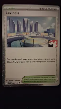 Pokemon Prize Pack 7 Journey Together Cosmo Holo Card Levincia 150/159 NM - Image 1