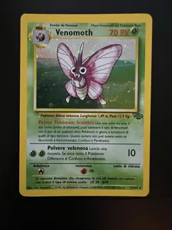 Pokemon TCG Venomoth Holo Rare Card 13/64 Jungle ITALIAN - Image 1