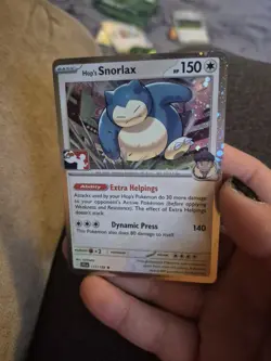 Hop's Snorlax 117/159 Cosmo Holo Play! Pokemon Prize Pack Series 8 Pokemon Card - Image 2
