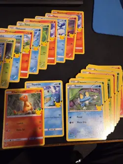 Pokemon 25th Anniversary McDonald’s Card Lot – 36 Cards 18/25 w/ Duplicates - Image 2