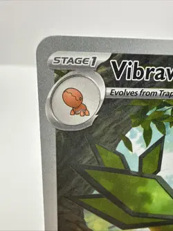 Pokemon TCG Vibrava Illustration Rare Holo Card SV08 Surging Sparks 206/191 IR - Image 2