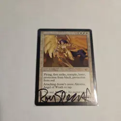 Akroma, Angel of Wrath #1 (MP) Legions LGN Magic MTG - Signed - Image 1