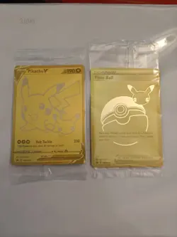 Pokemon Pikachu V SWSH145, Pokeball SWSH146 Celebrations Ultra Premium Sealed NM - Image 1
