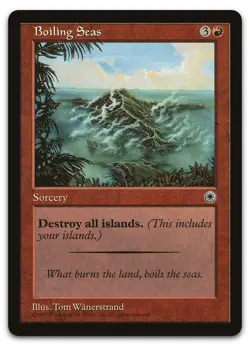 Boiling Seas (LP) Portal POR Magic MTG - Image 1