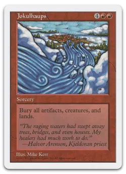 Jokulhaups (LP) Fifth Edition 5ED Magic MTG - Image 1