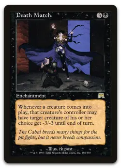 Death Match #136 (NM) Onslaught ONS Magic MTG - Image 1