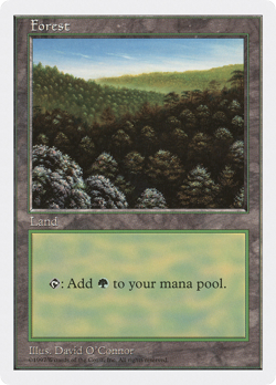 Forest (446) #446 (MP) Fifth Edition 5ED Magic MTG - Image 1